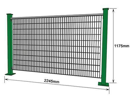 A piece of welding steel grating fence with narrow mesh.