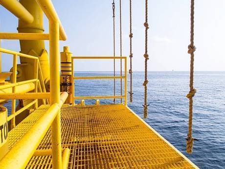 This is steel grating floor in ships.